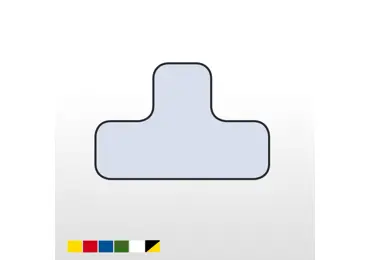 Selbstklebende Palettenplatzmarkierung WT-5110 | 5210 | 5610 | 7110, Form ''T''